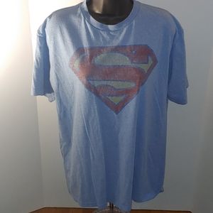 DC Comics Superman Light Blue T Shirt